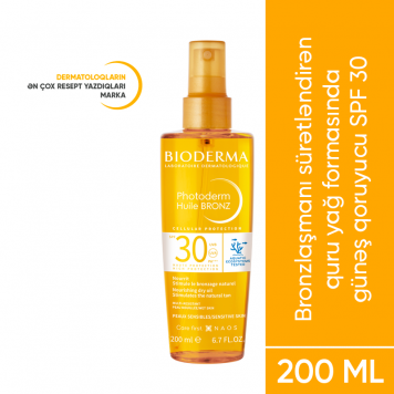 НОВИНКА! PHOTODERM HUİLE BRONZ- СУХОЕ МАСЛО SPF30 200 ML