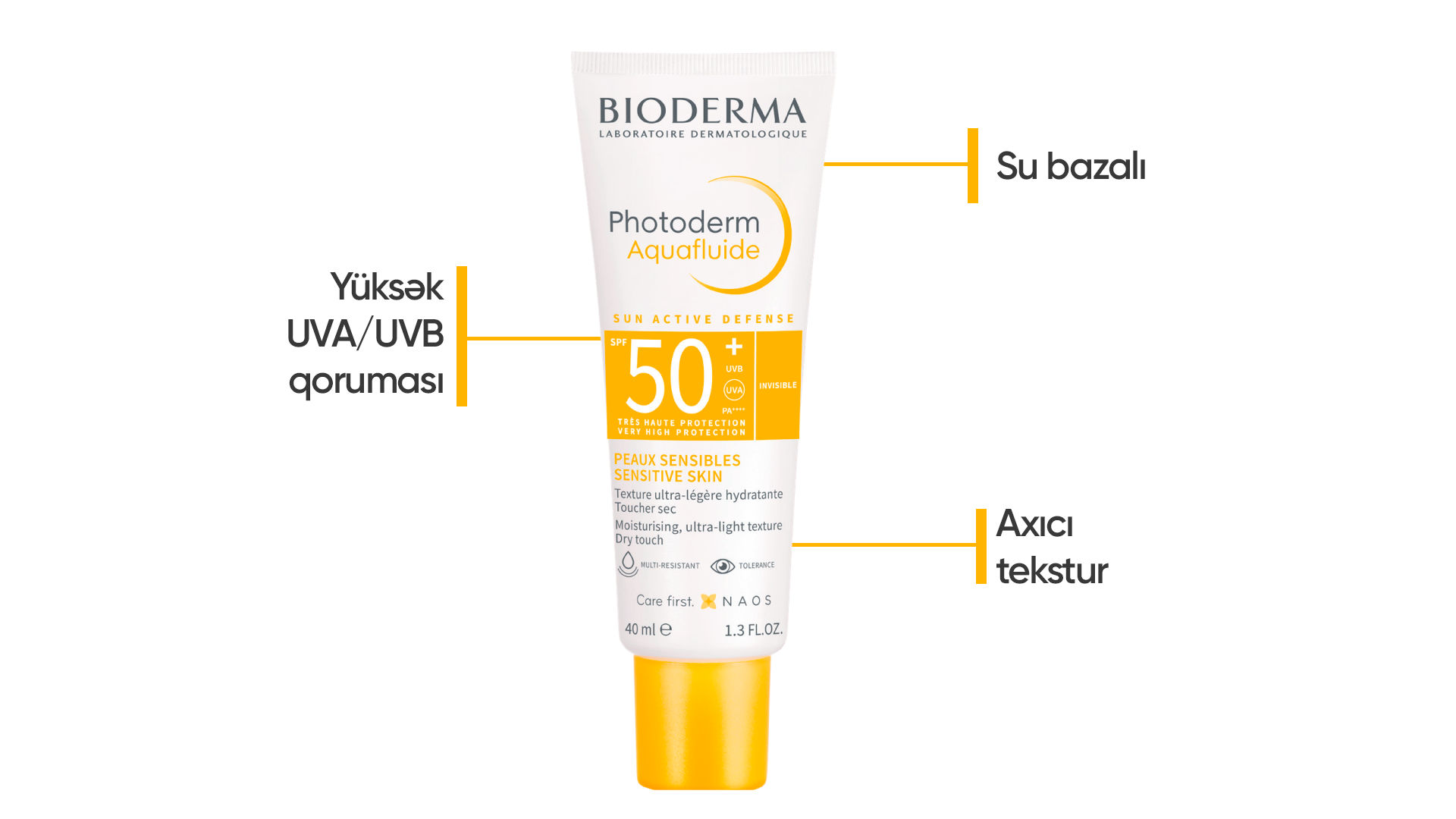 Photoderm Aquafluide Spf50+ 40ml Rəngsiz