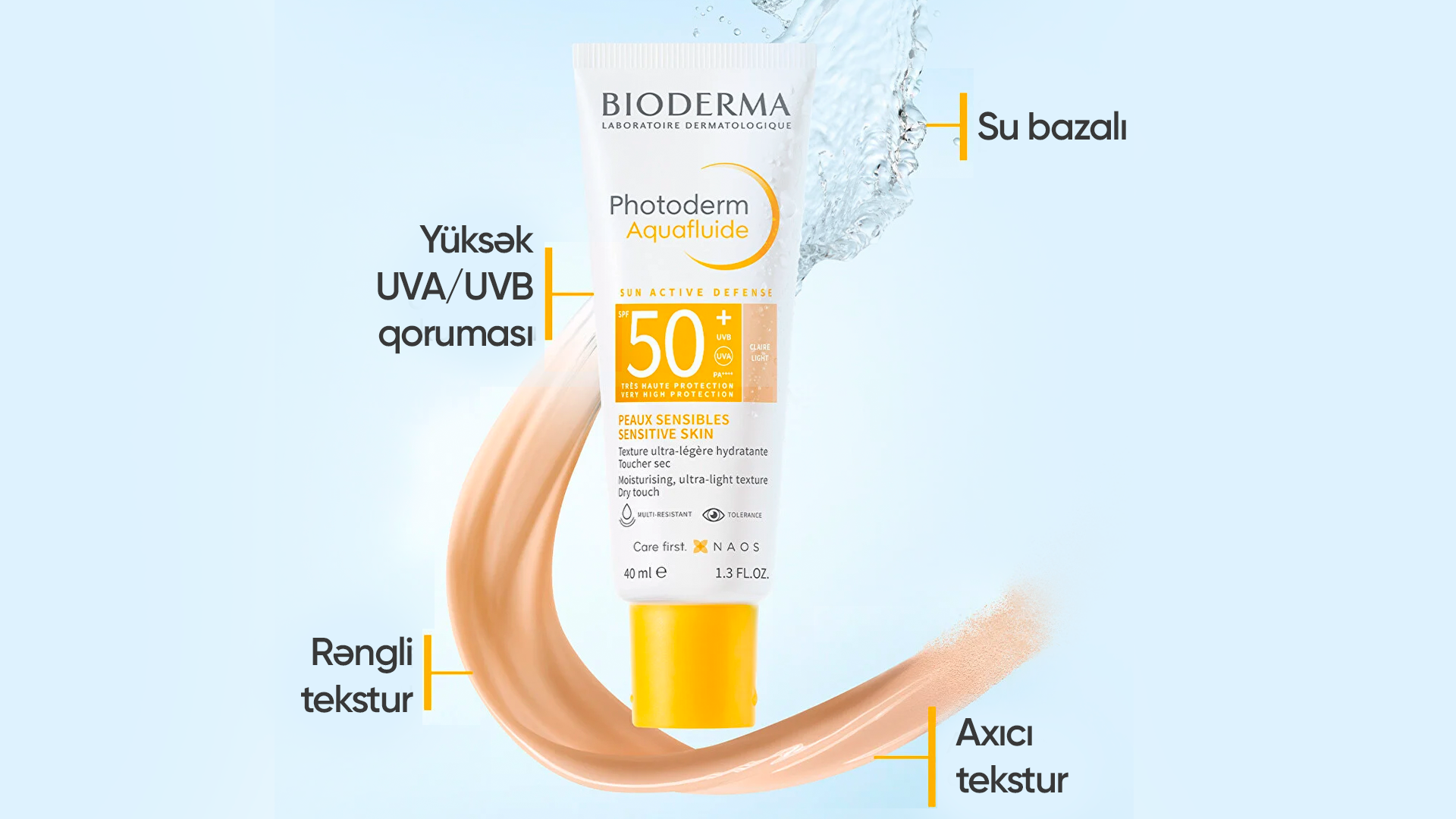 Photoderm Aquafluide Spf50+ LIGHT 40ml